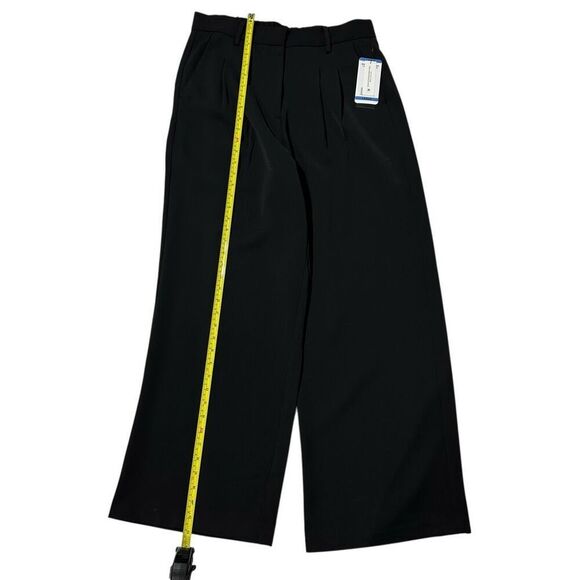 French Connection Women's Wide Leg Trouser Black Size Large - Picture 8 of 14